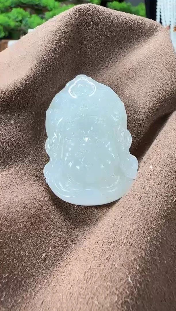 吊坠(赠链)未镶嵌和田玉雕刻牌多样性发货发其一