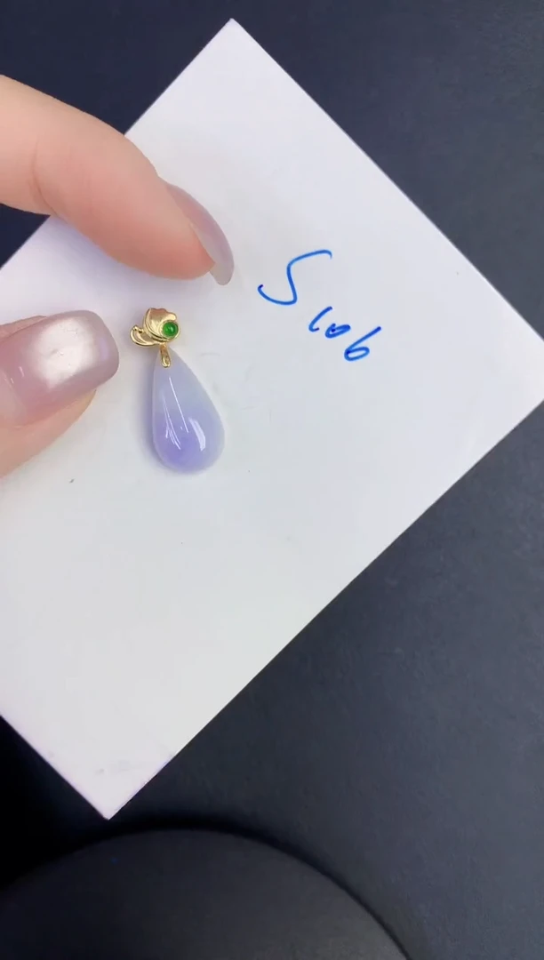 颈饰未镶嵌翡翠缅甸天然翡翠A货