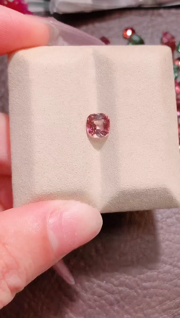 未镶嵌珠宝半成品碧玺1.33ct-天然碧玺裸石阿富汗一物一证