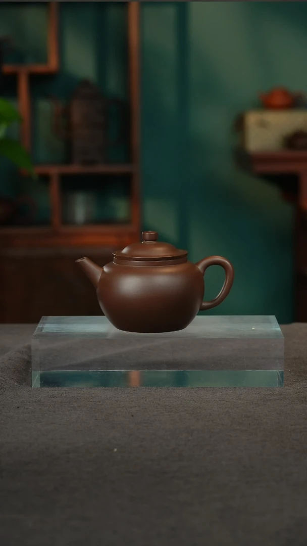 【闪购商品】紫砂茶壶07紫泥笠帽