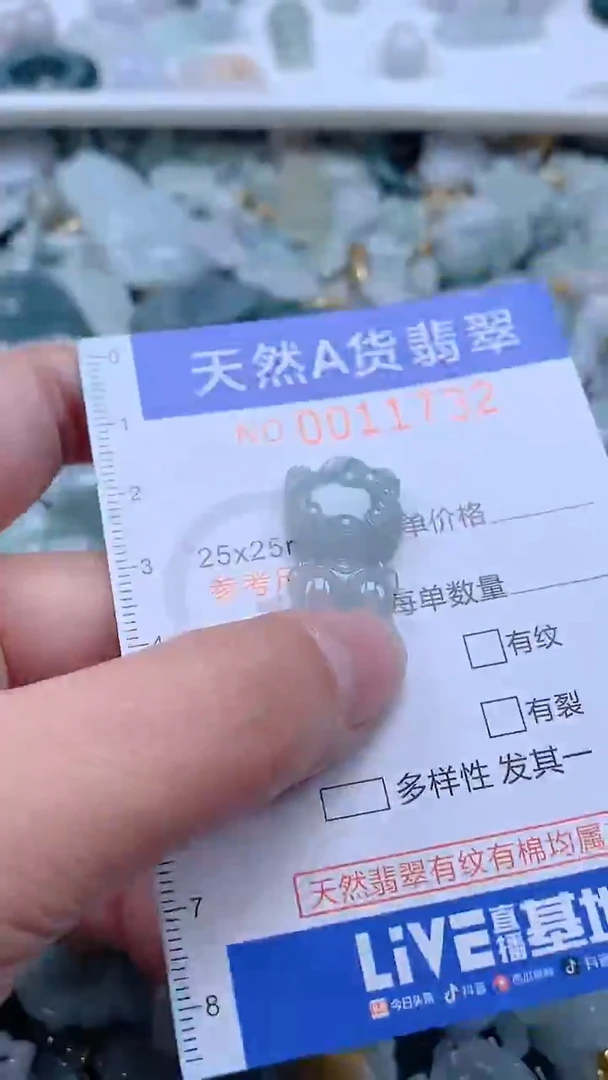 翡翠未镶嵌吊坠(不含链)1