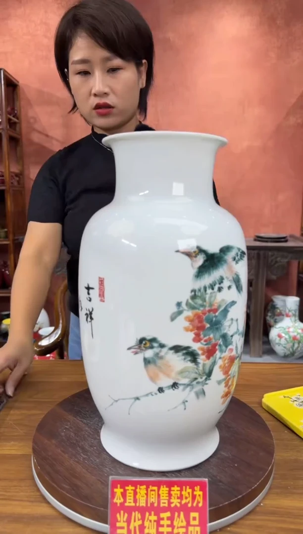 吴义松陶盟手绘陶瓷编码：0227