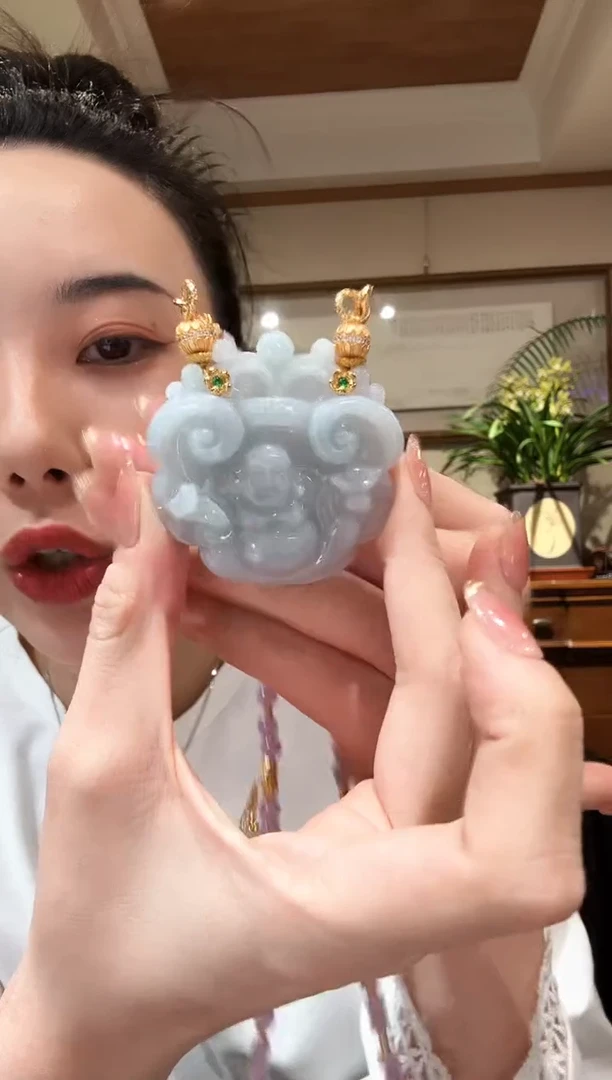 【闪购商品】翡翠颈饰未镶嵌国风