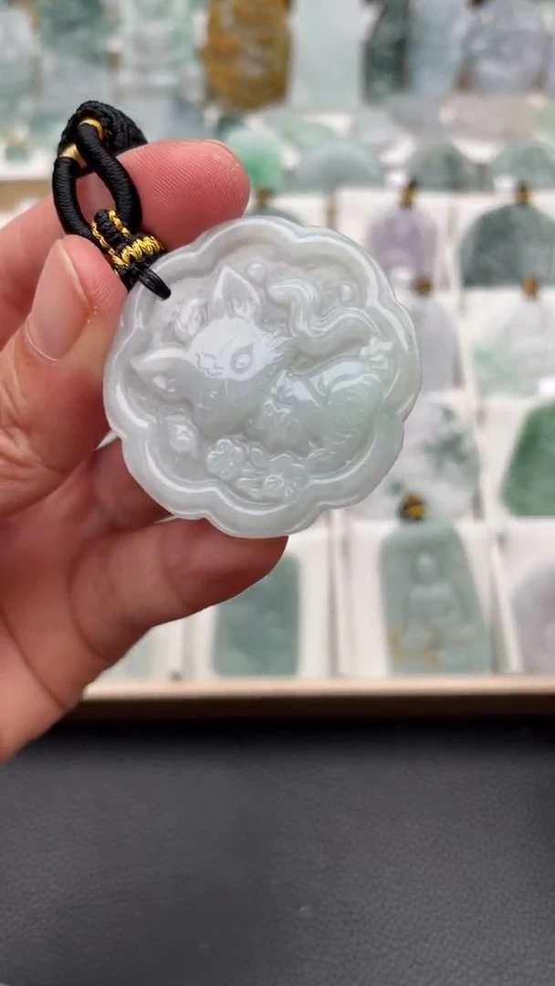 颈饰未镶嵌翡翠天然缅甸翡翠A货362
