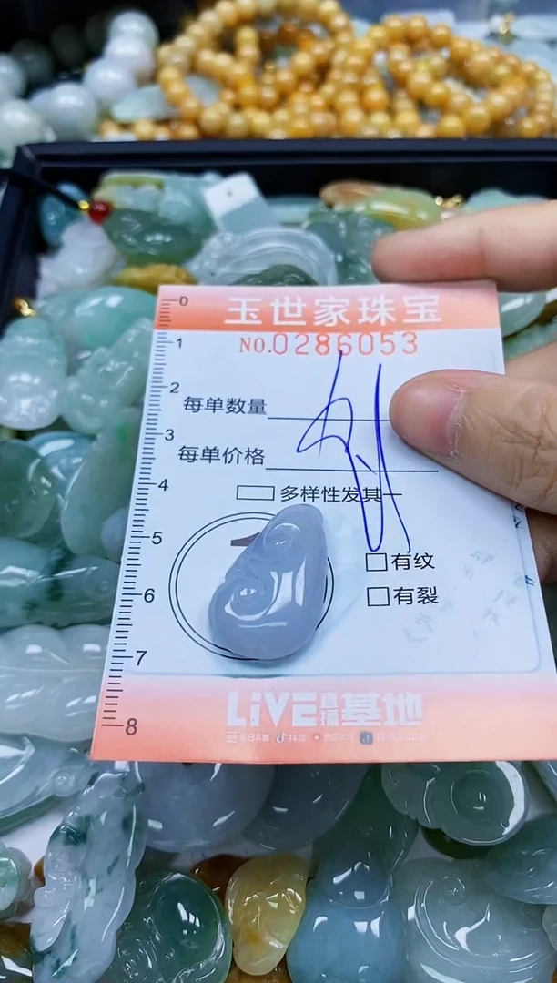 翡翠未镶嵌颈饰闪购0286053