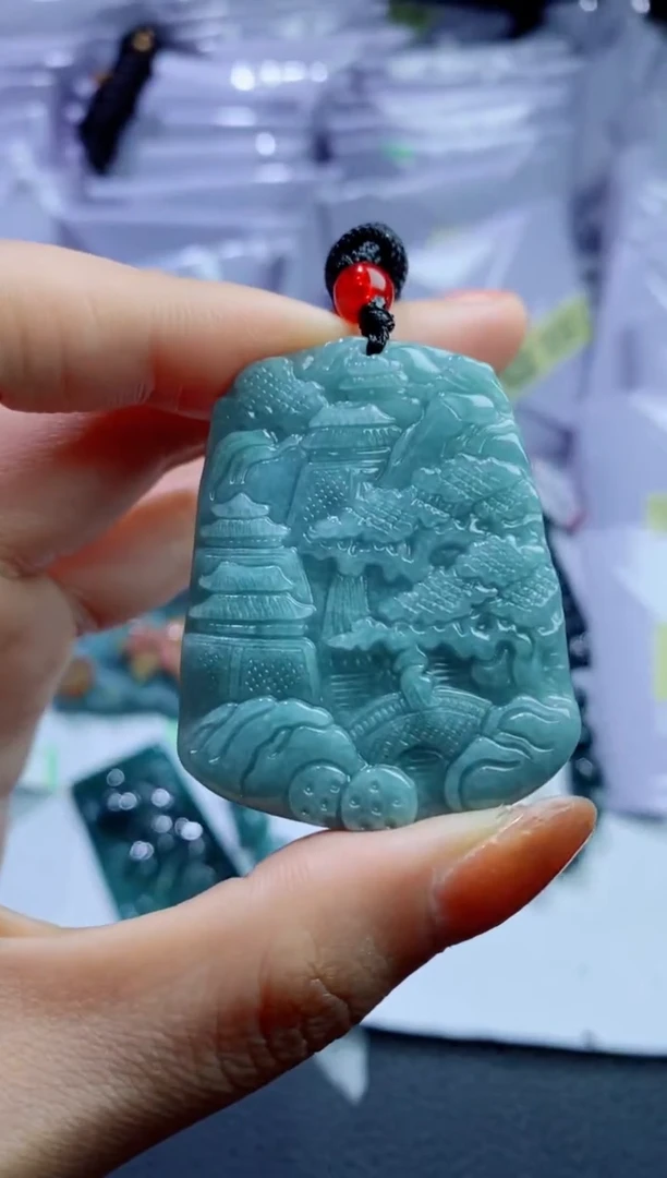 翡翠未镶嵌颈饰多样性随机一件发货