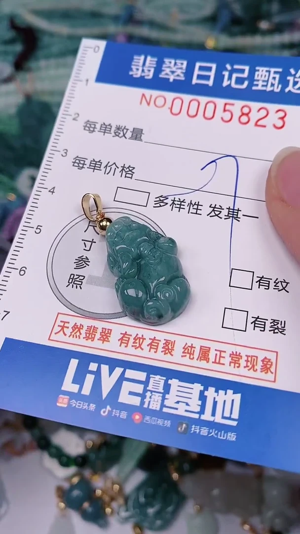 【闪购商品】翡翠颈饰未镶嵌00005823