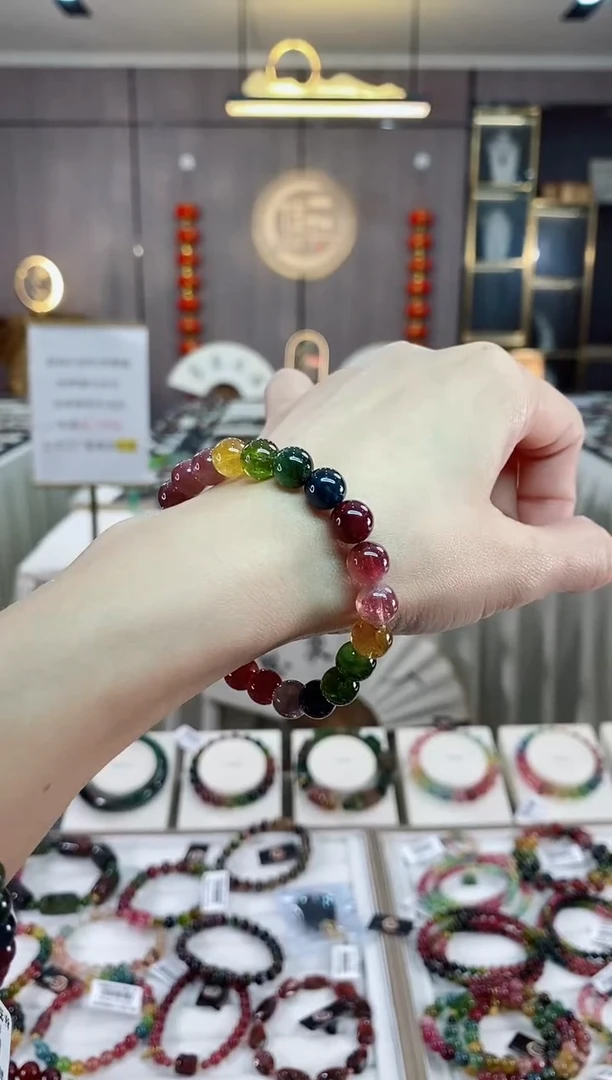 【闪购商品】碧玺单圈手串8mm+未镶嵌（多样性发一条）hon