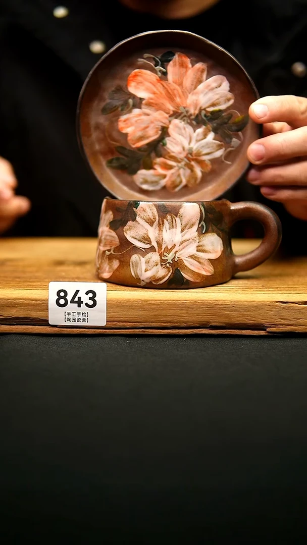 @@陶园瓷舍@@纯手工手绘@高温釉下彩