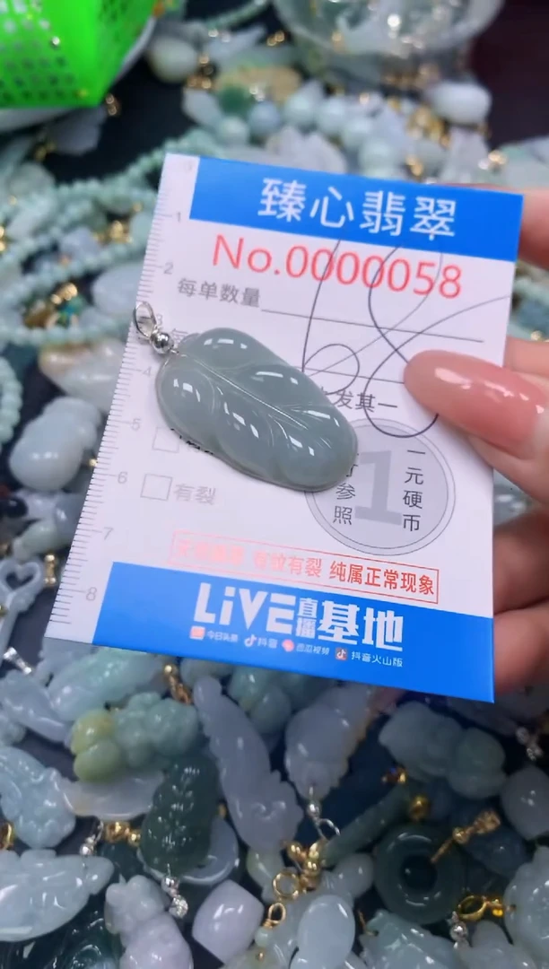 翡翠未镶嵌颈饰058