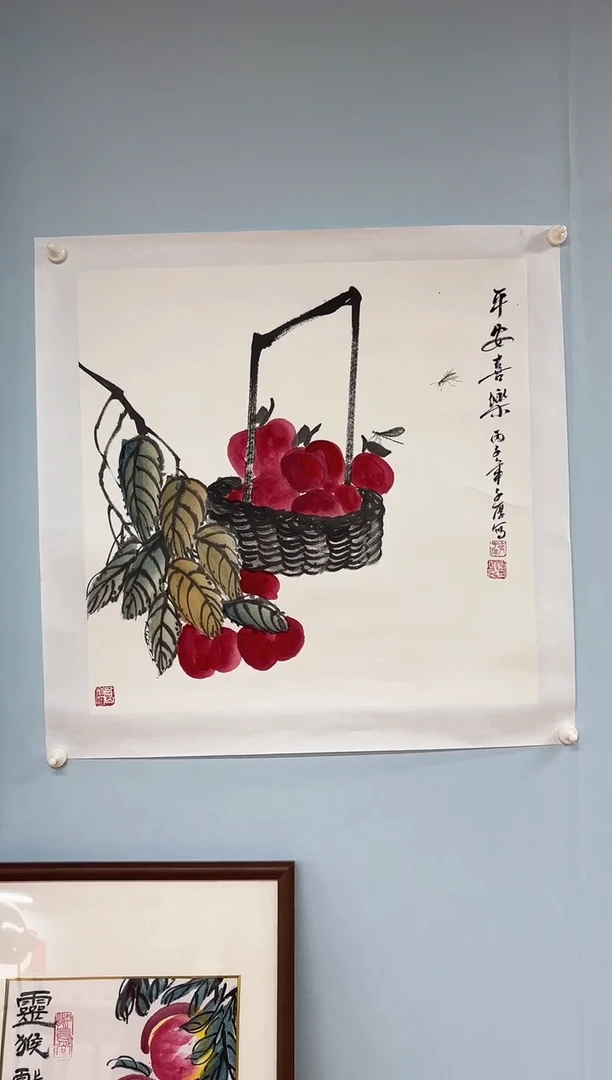 国画我**呀齐子厚老师平安喜乐