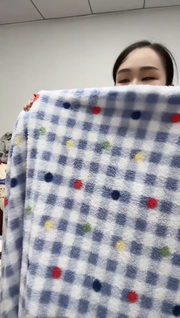 法兰绒2.3x1.8面料尺寸主播介绍为准