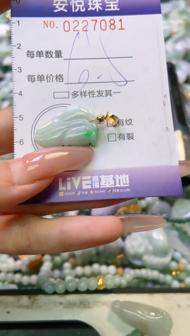 翡翠未镶嵌颈饰闪购0227081