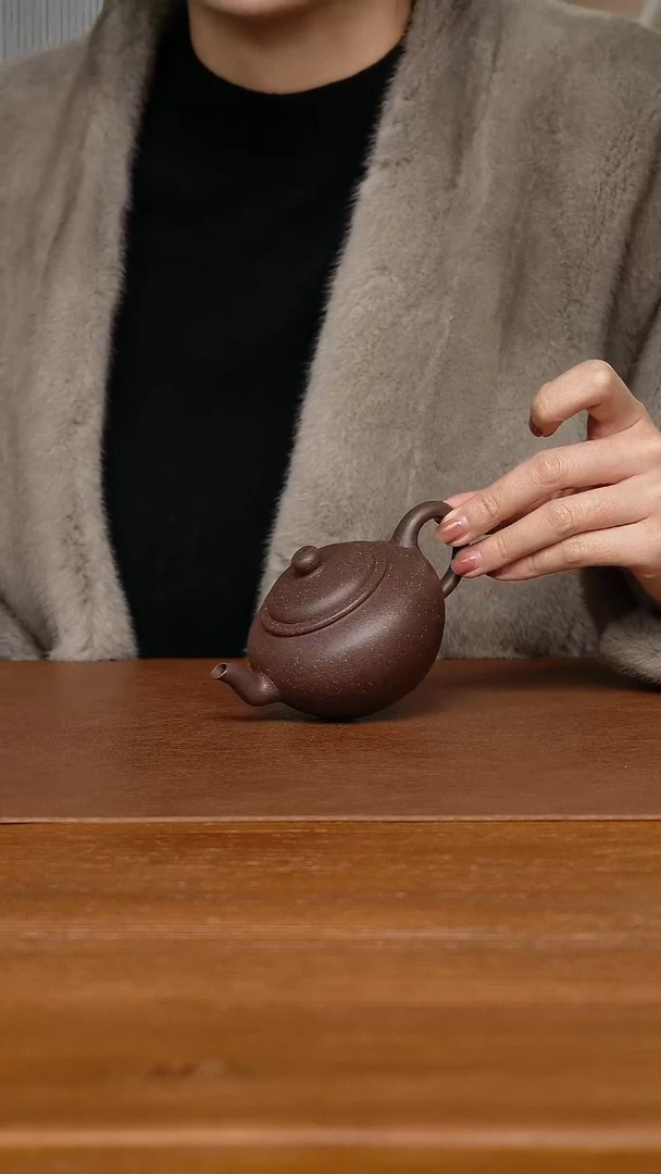 【闪购商品】紫砂茶壶无垢壶 天青