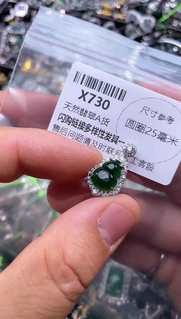 【闪购商品】翡翠颈饰未镶嵌X730吊坠