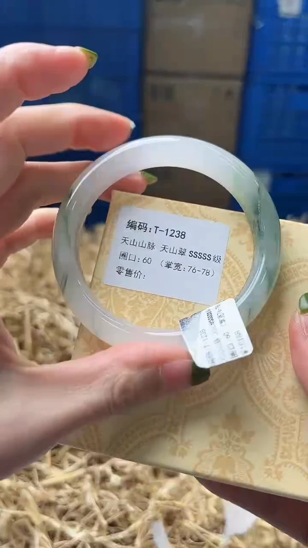 未镶嵌手镯石英质玉T1238