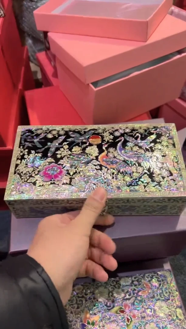 【闪购商品】微瑕·满贝底不退换 弘贝雅螺钿漆器文化馆