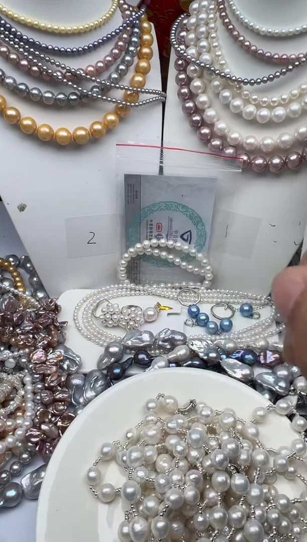 淡水珍珠未镶嵌颈饰1