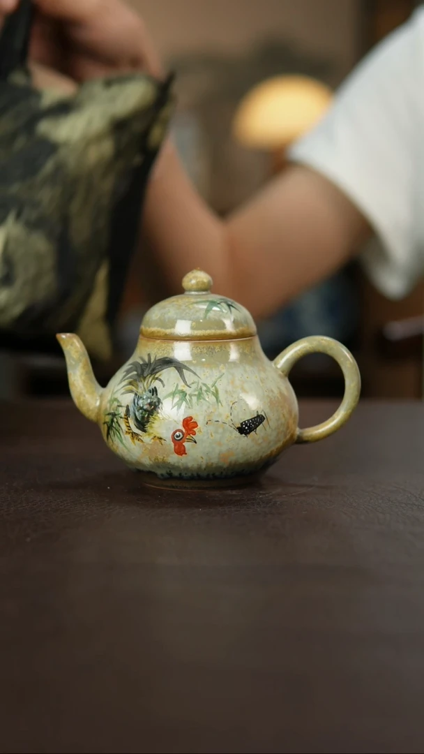 杯景德柴烧手作多人瑕疵