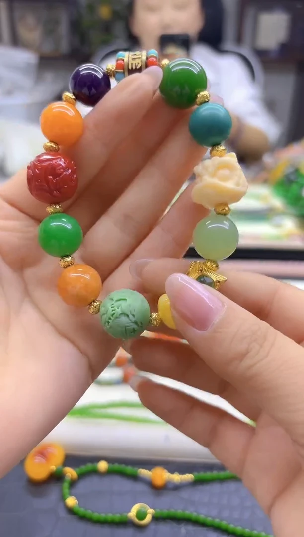 未镶嵌手链翡翠DIY款S482