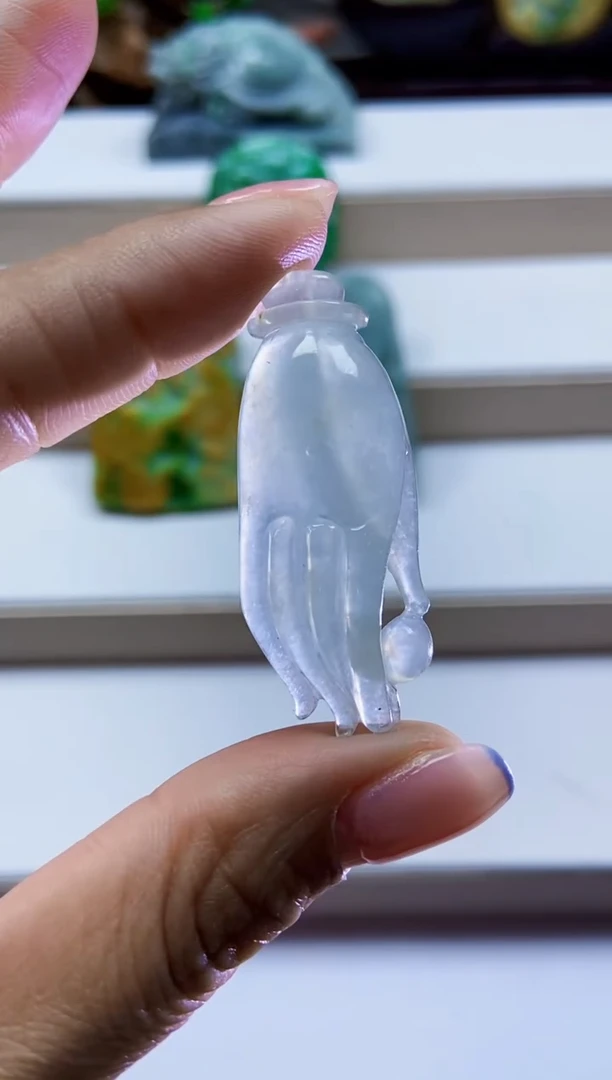 颈饰未镶嵌翡翠翡翠A货