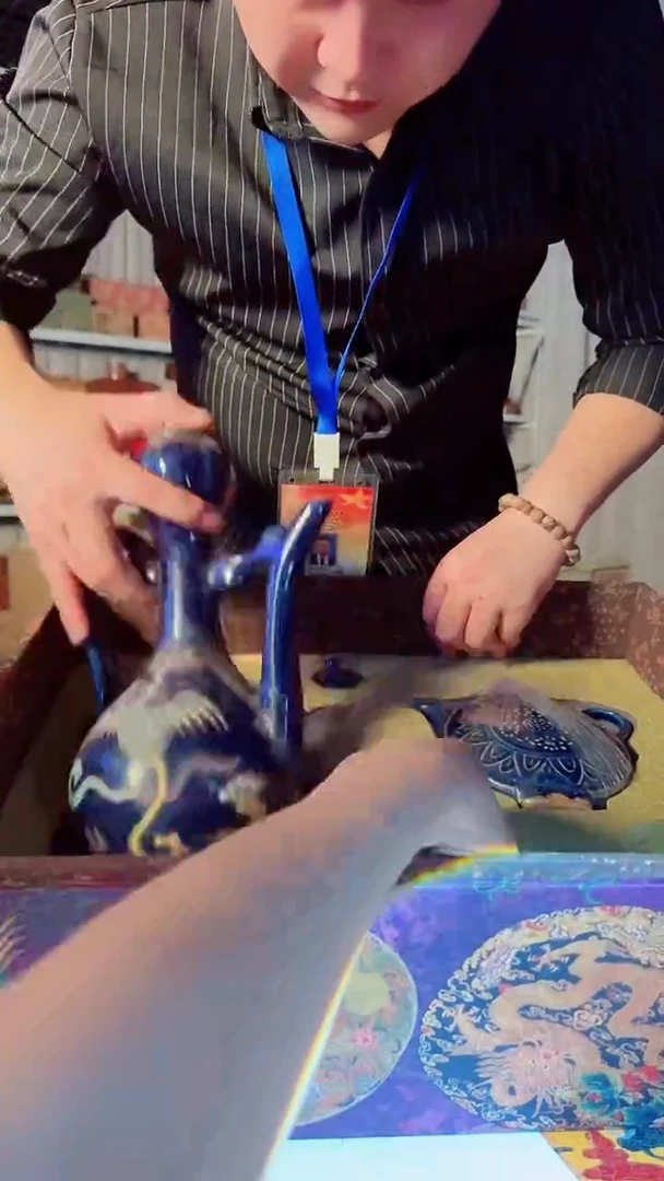 瓷片景德镇现代陶瓷 流水107