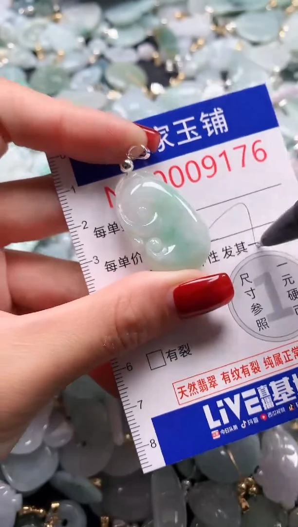 翡翠未镶嵌吊坠(不含链)9176