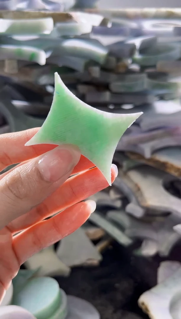 裸石翡翠缅甸翡翠A货陈5663