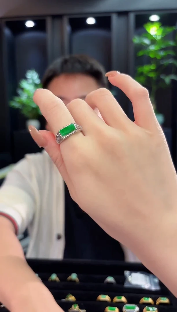 未镶嵌戒指翡翠 缅料A货/支持复检/一件