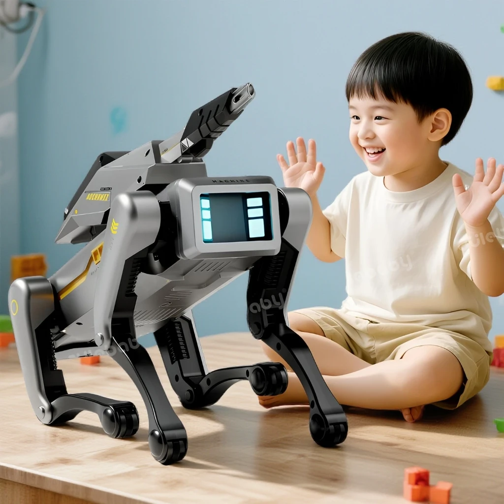 机械狗机器狗遥控动物儿童玩具男孩男童生日礼物亲子互动6-12周岁