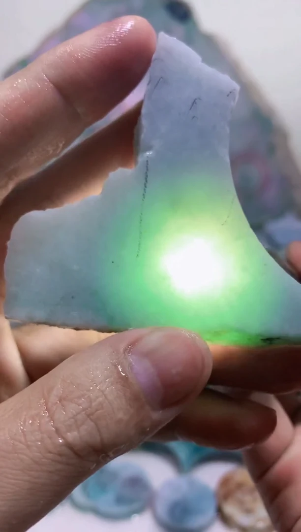 裸石翡翠0蒙0翡翠珠宝915