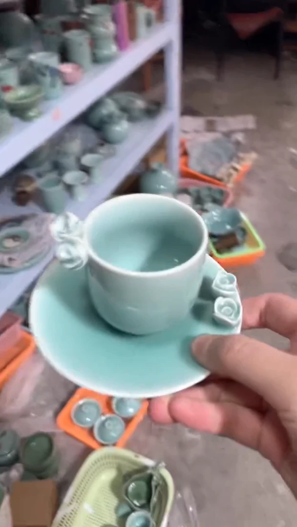 【闪购商品】一杯一托 特价福利 微瑕 慧仙青瓷