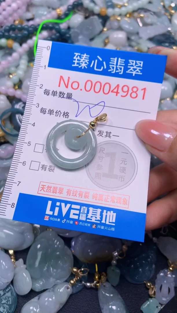 吊坠(不含链)未镶嵌翡翠4981