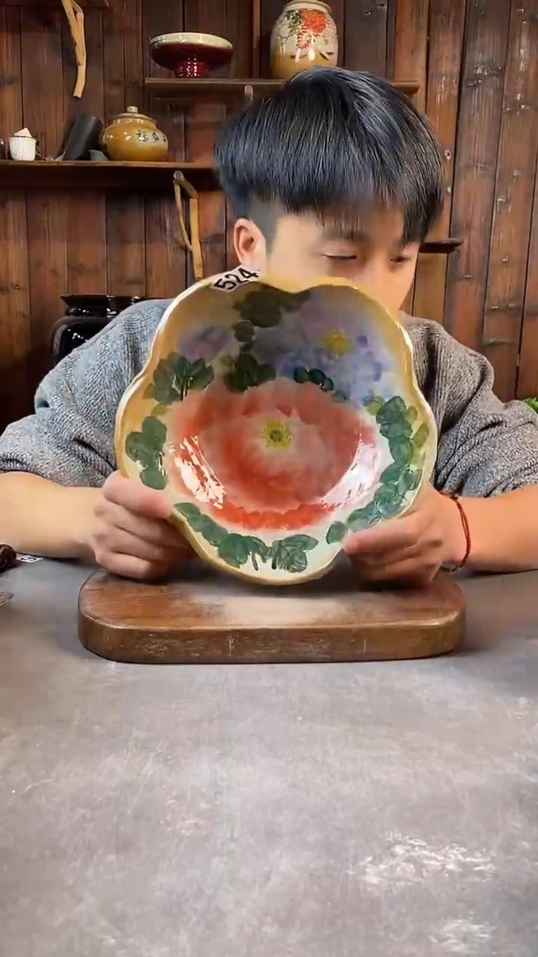 碗524，手工手绘，超值陶瓷