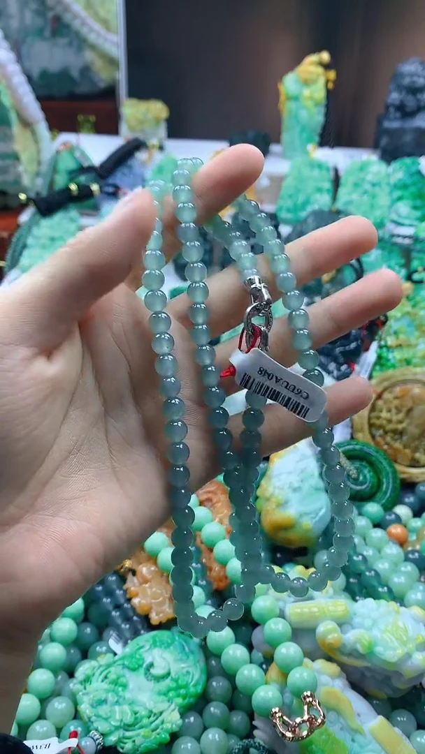 颈饰未镶嵌翡翠天然缅甸a货翡翠