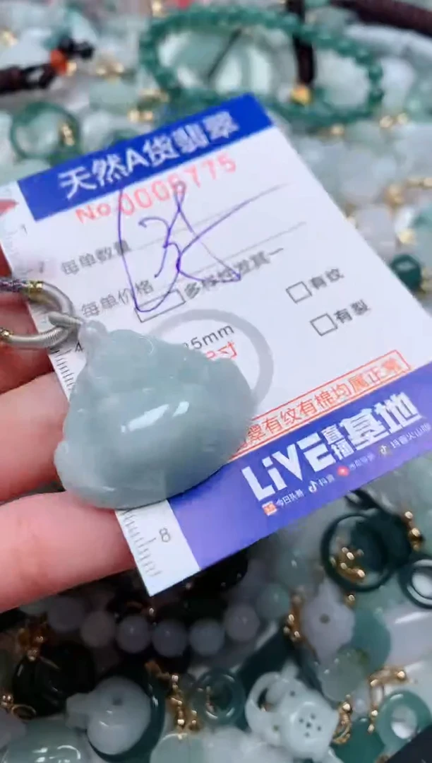 【闪购商品】翡翠颈饰未镶嵌00006775