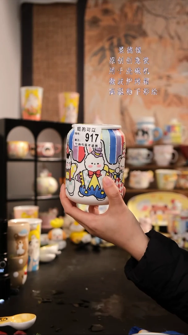 摆件陶旺的可以陶瓷设计师款