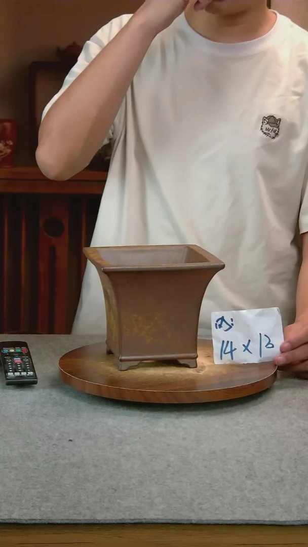 R40艾砂宜兴紫砂花盆