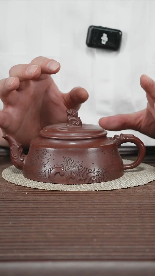 茶壶紫砂龙血砂 龙韵