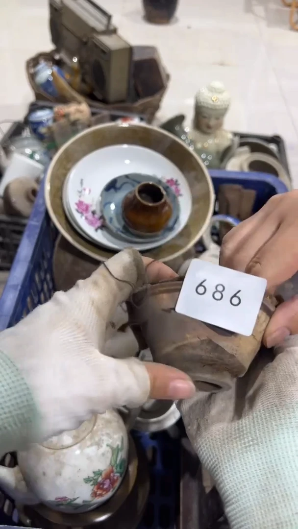 陶瓷燚*燚工艺品摆件686