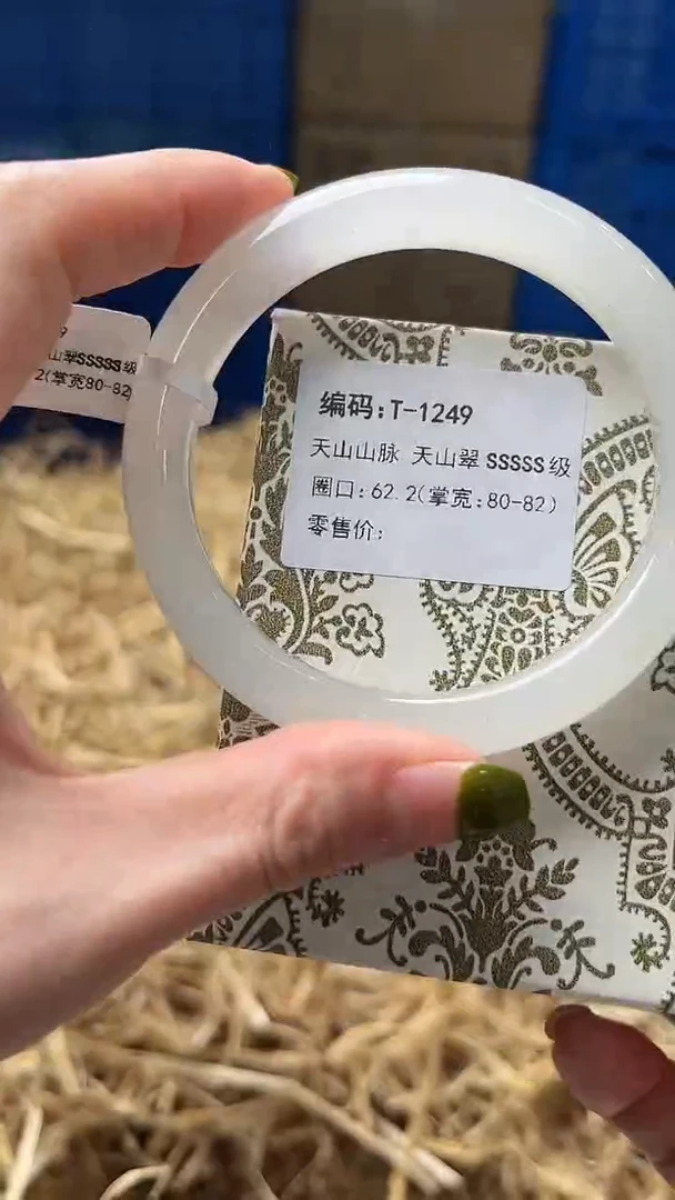 未镶嵌手镯石英质玉T1249