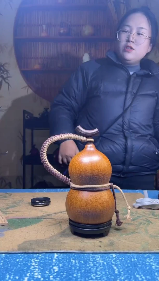 038-大漆酒葫芦（550ml左右）