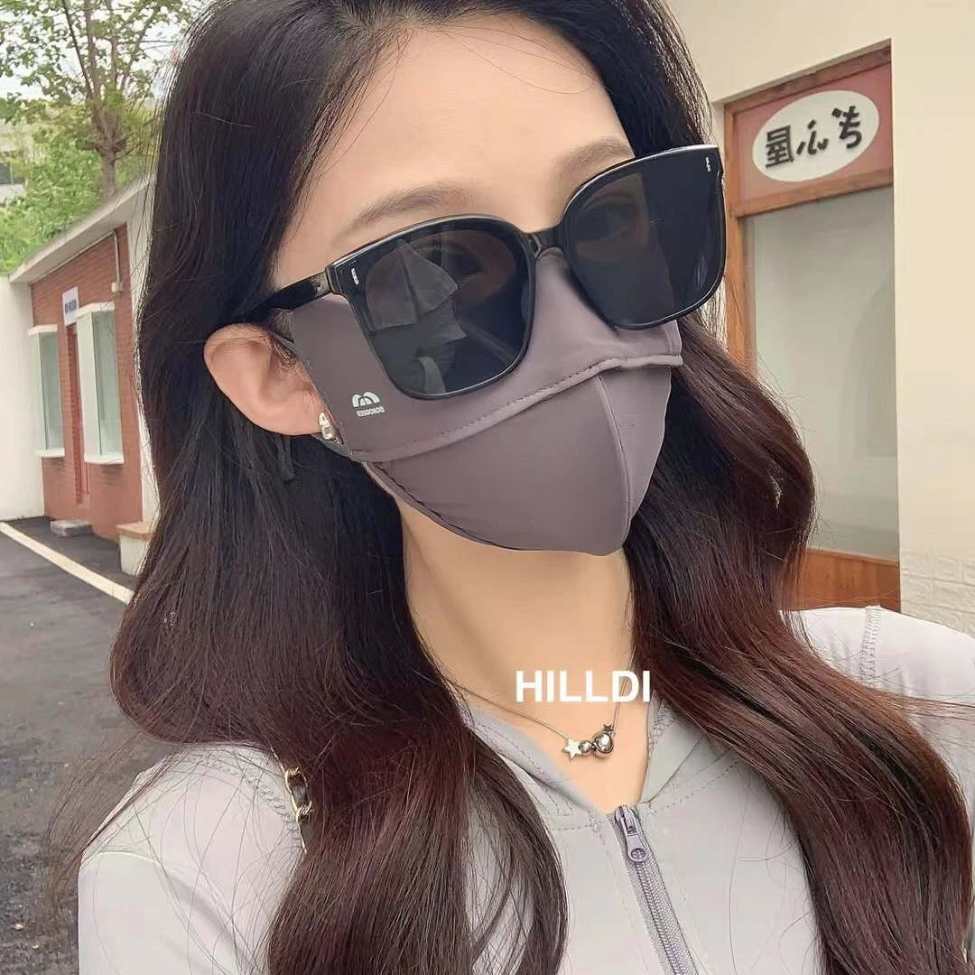 2025新款冰丝防晒立体高颜值口罩春秋夏季透气护眼角防紫外线