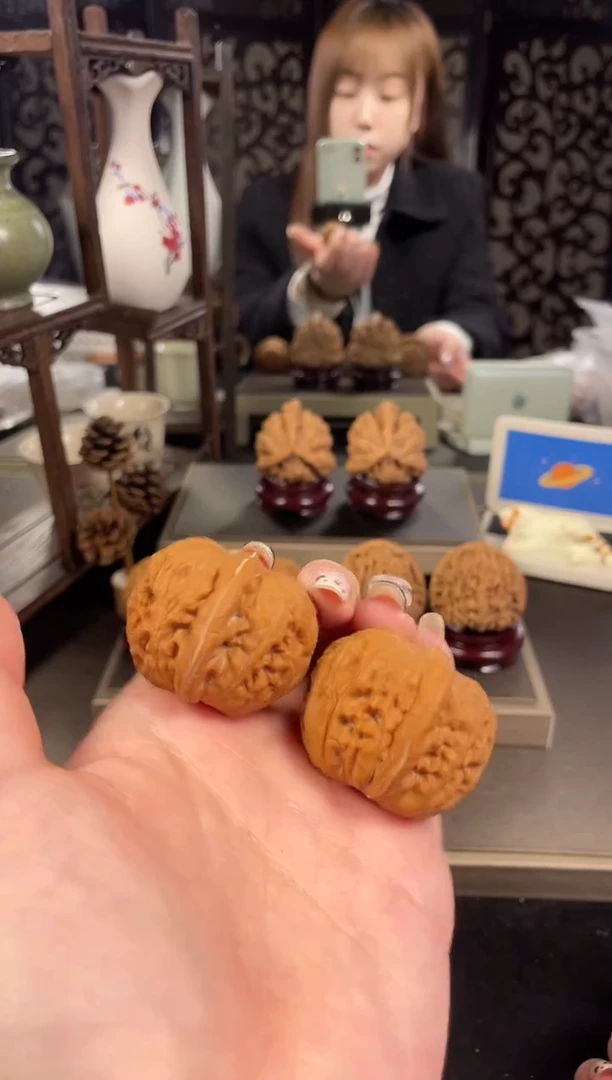 【闪购商品】文玩核桃把件平谷元宝39尺-13