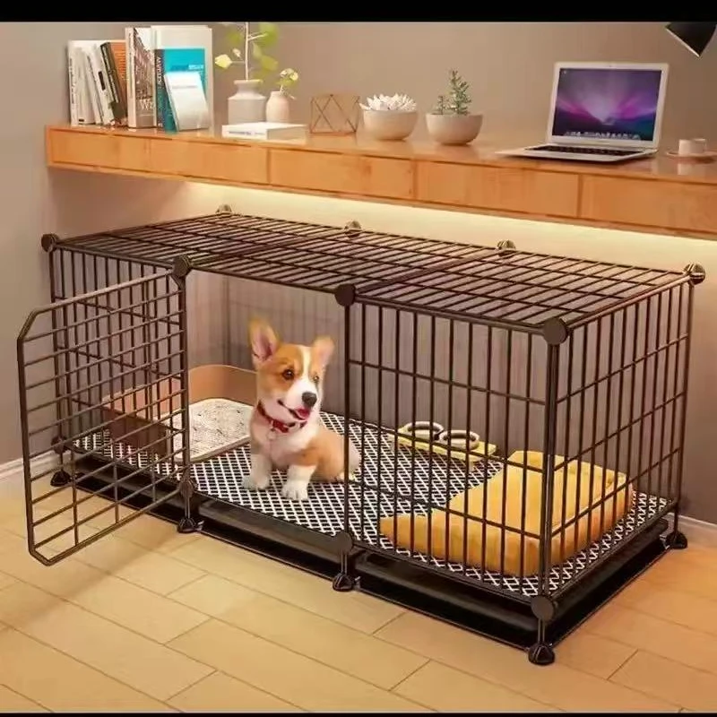 室内宠物狗笼小型犬泰迪博美柯基带托盘厕所家用