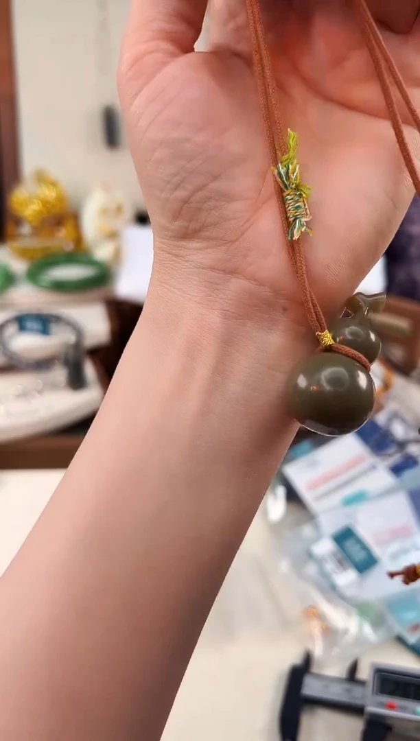 未镶嵌和田玉吊坠@@C921D019288-1