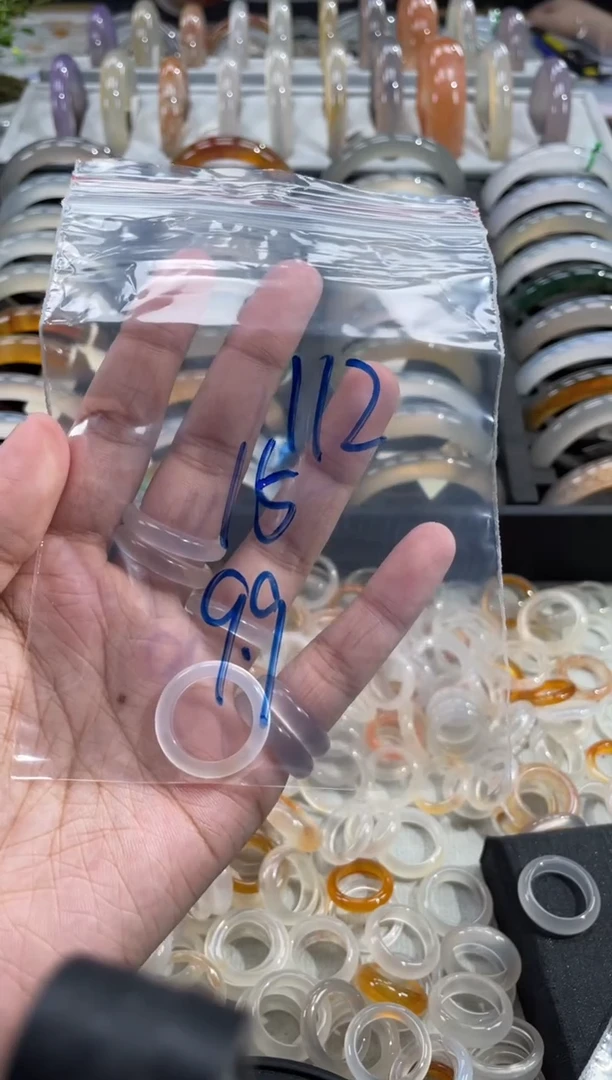 玛瑙/玉髓戒指未镶嵌112