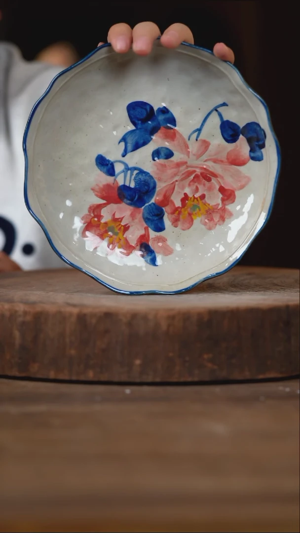 瓷片景德镇高温釉下彩（食品级）