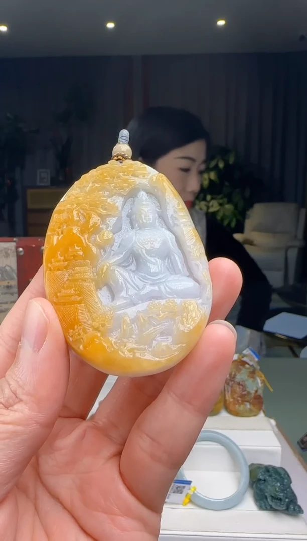 【闪购商品】翡翠吊坠(不含链)未镶嵌DY@@960Q3J09124