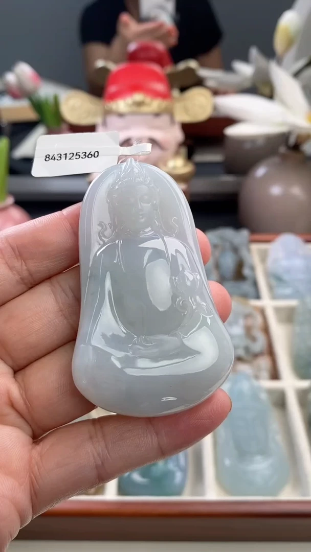 翡翠未镶嵌颈饰天然缅甸翡翠A货